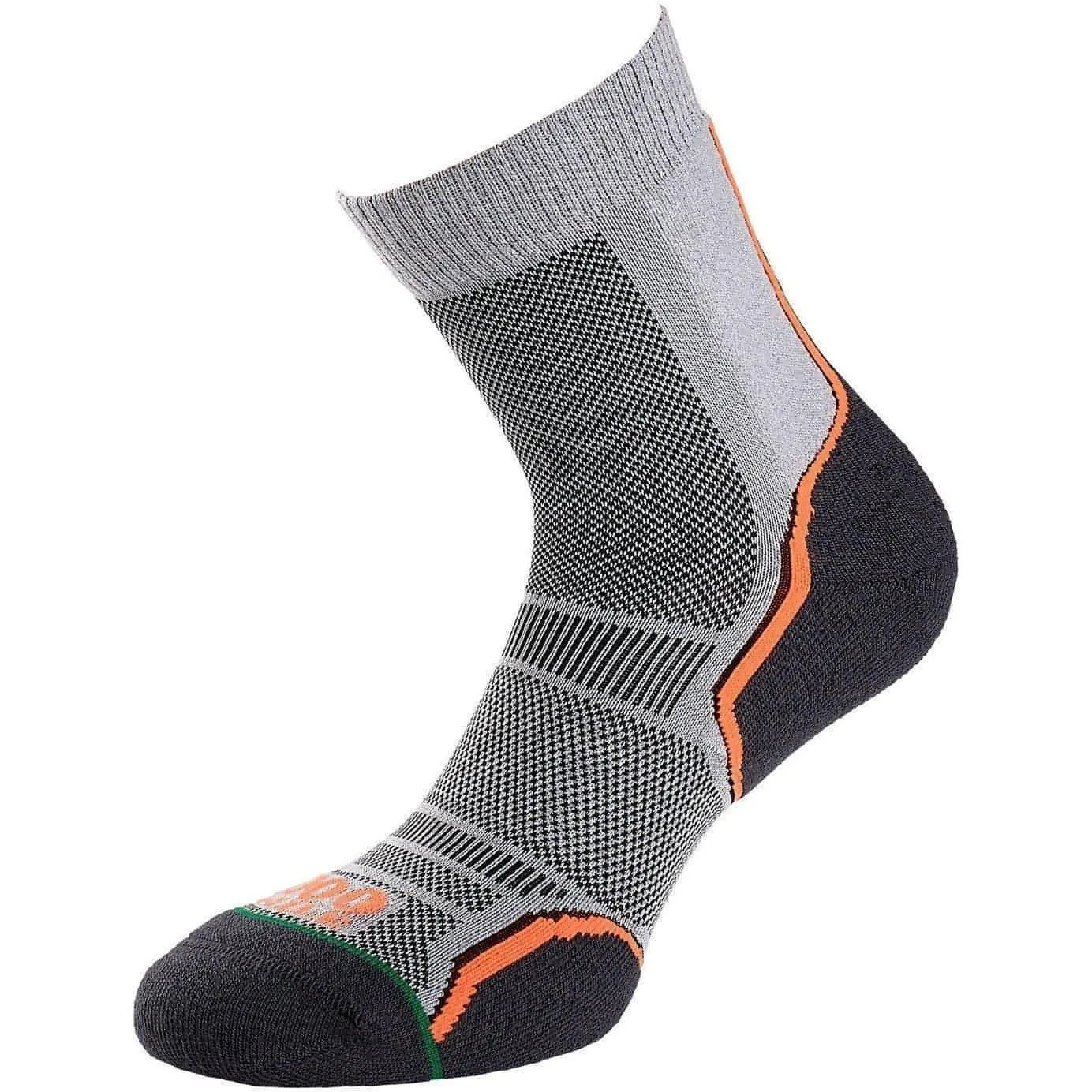 1000 Mile Trail (2 Pack) Womens Running Socks - Grey