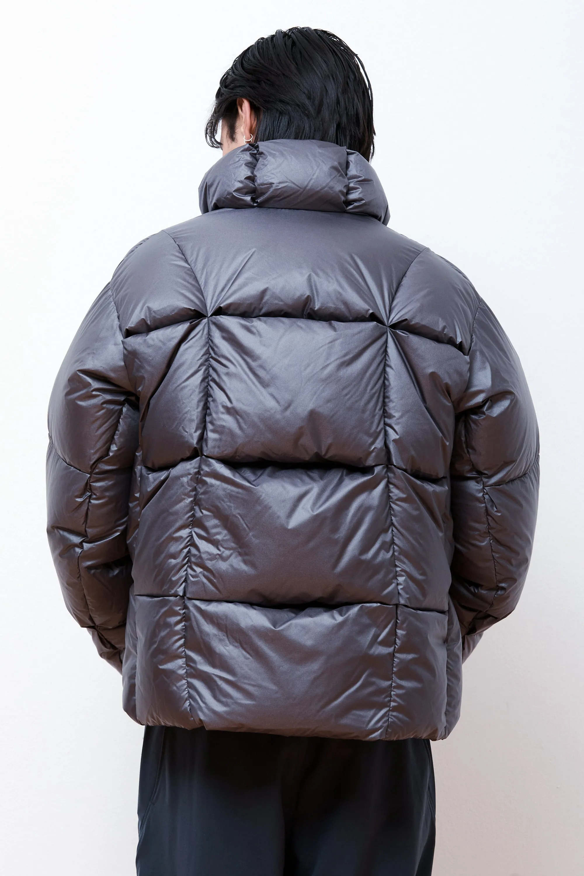 3D Down Jacket Lead Grey