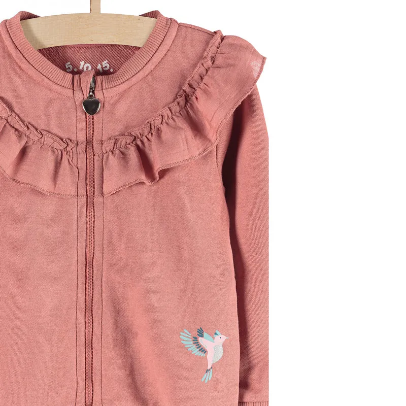 5.10.15 Pink Frill Bird Zipper 682