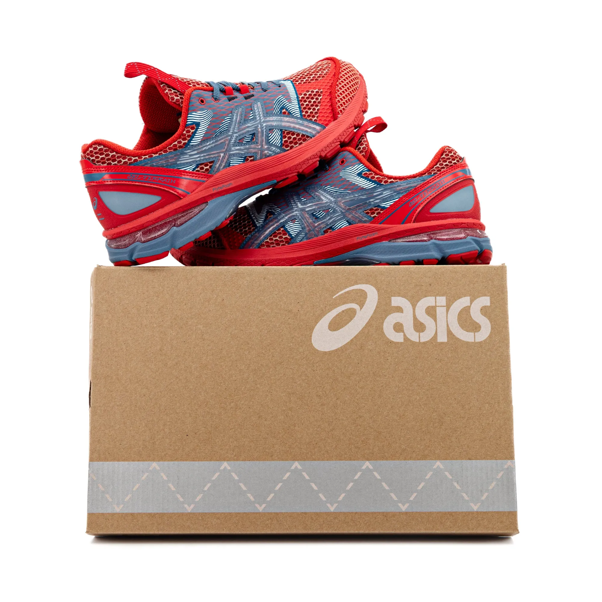 Asics US4-S Gel-Terrain Classic Red/Wood Crepe 1203A394.600