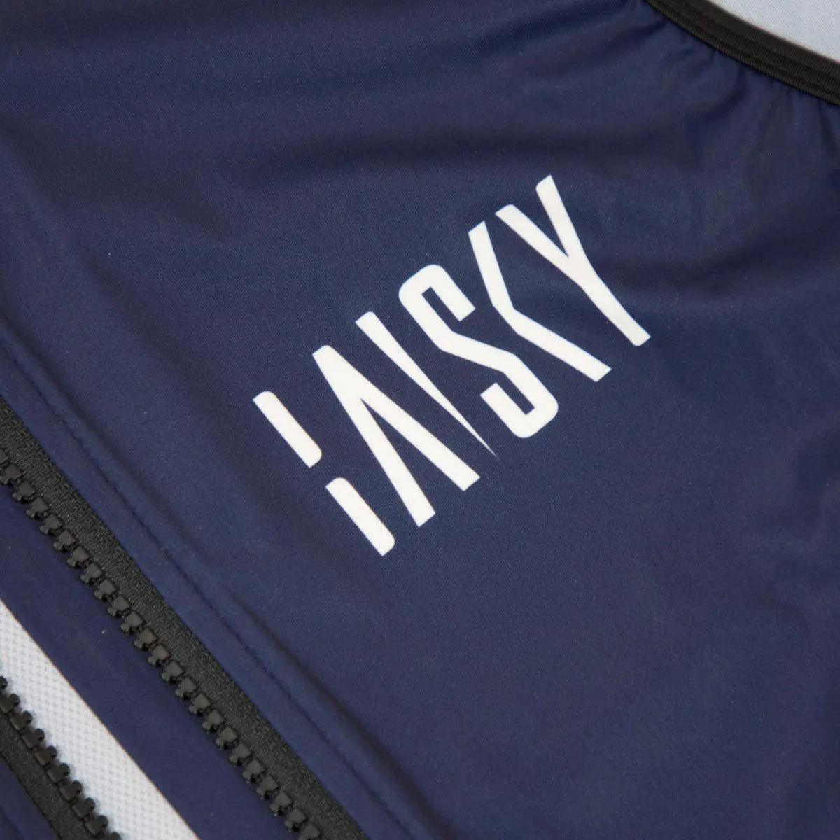 Baisky Double zipper Men Wind Vest (BK Blue)