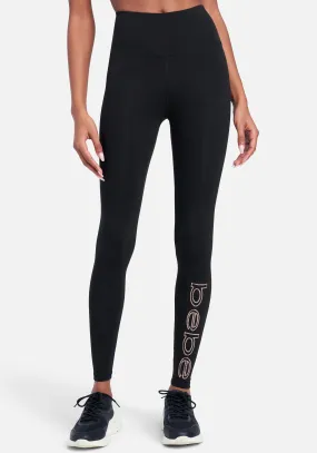 Bebe Sport Sequin Logo Legging