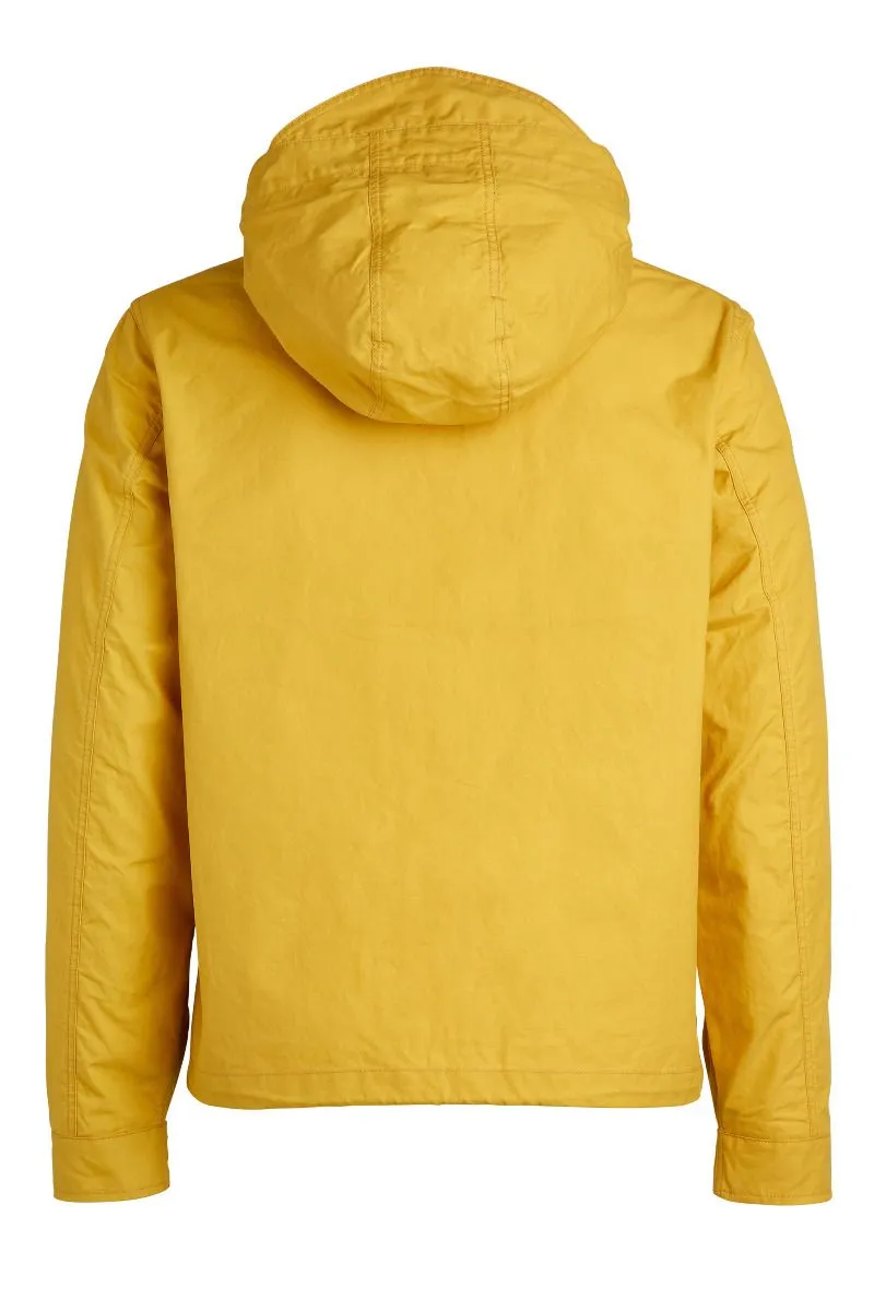 Blazer Coat with Hood, Yellow