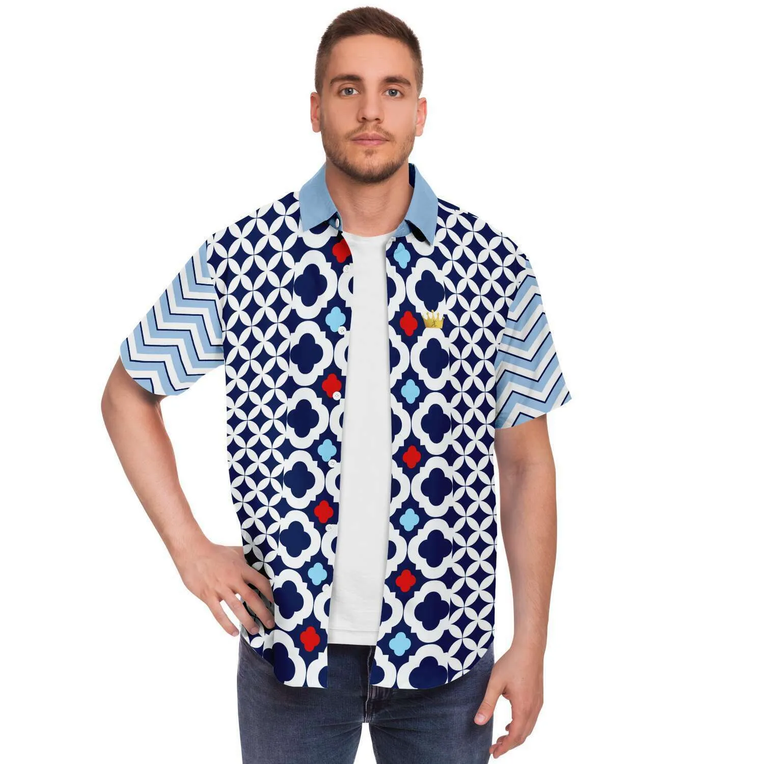 Blues Clues Short Sleeve Button Down Shirt