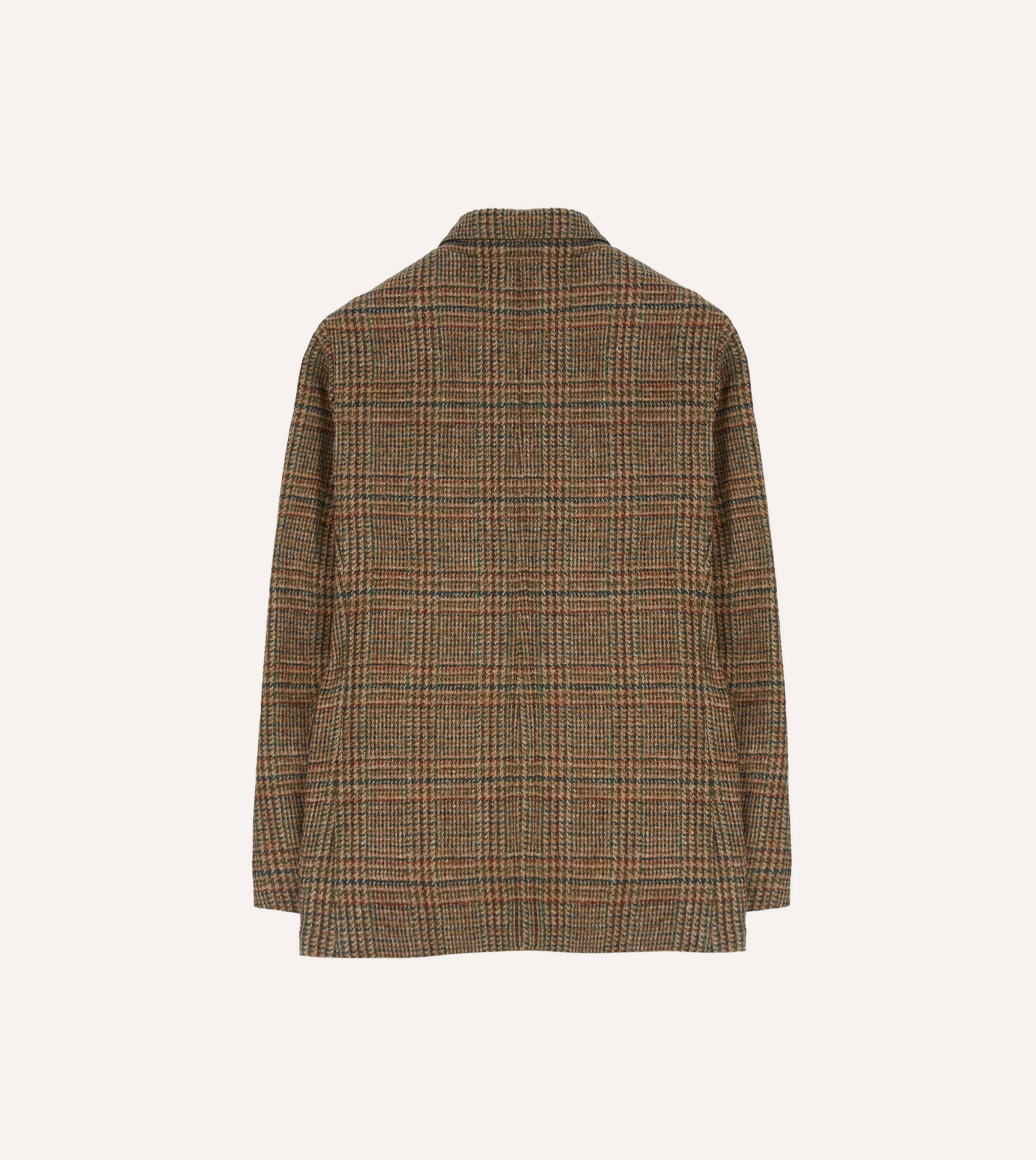 Brown Prince of Wales Check Harris Tweed Games Blazer Mk. VII