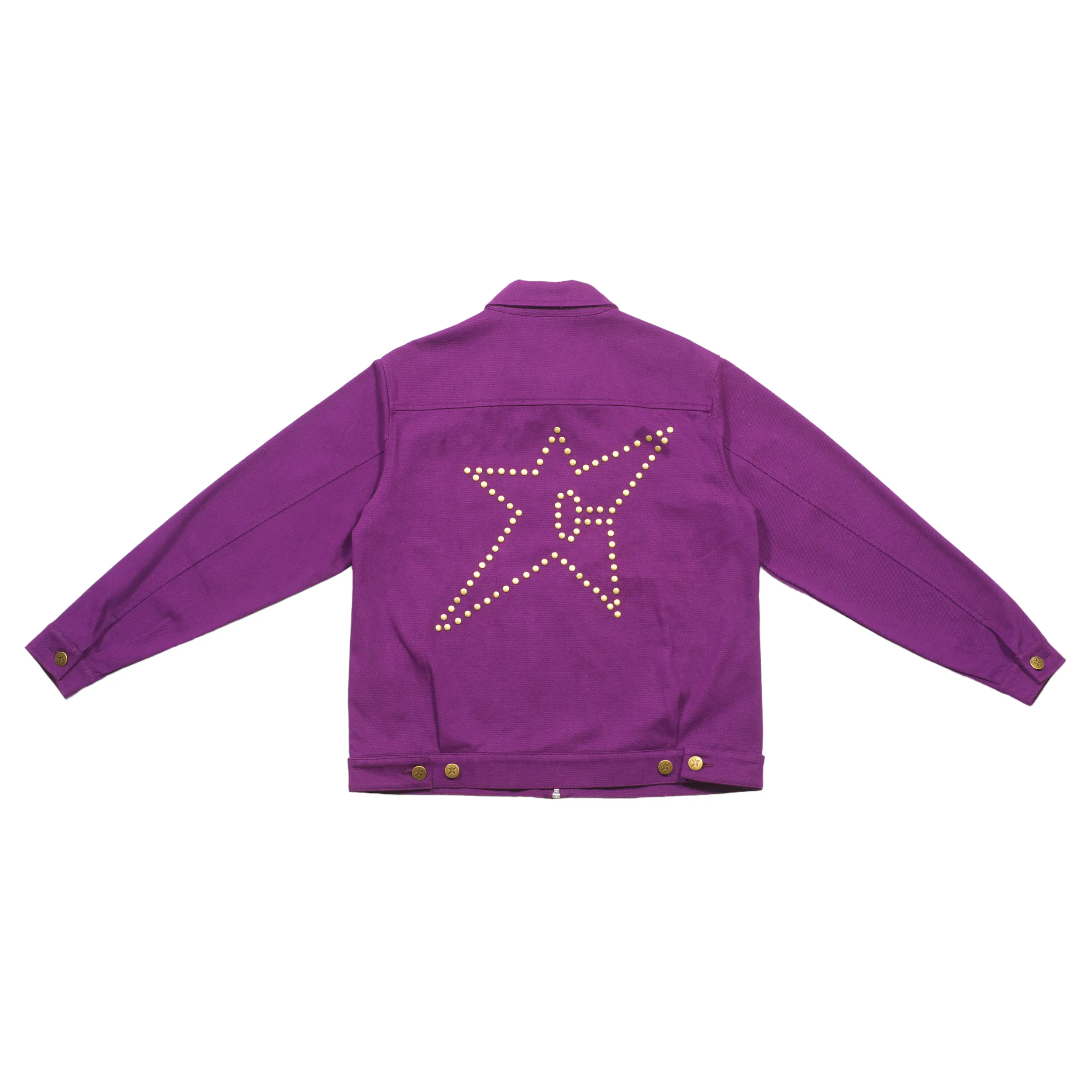 Carpet Company Studded Jacket Purple