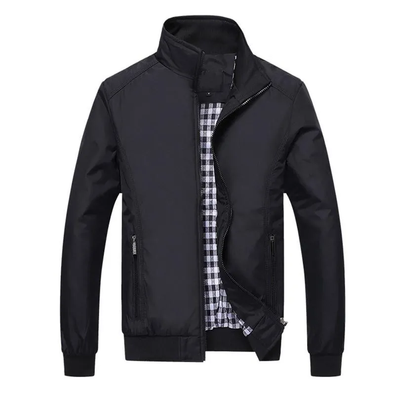 College Men Zipper Jacket