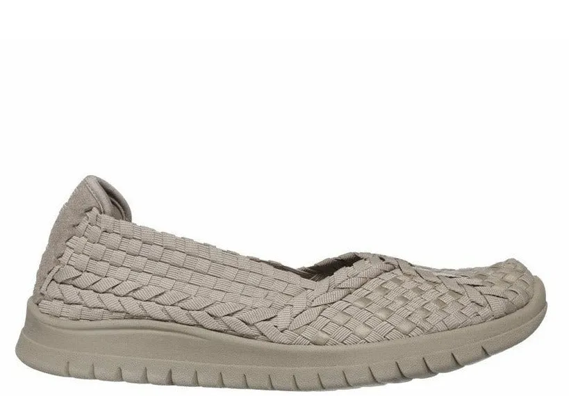 Espadrile sport, dama, SKECHERS Bobs Pureflex3 - Wonderlove, 31860-TPE bej, textil