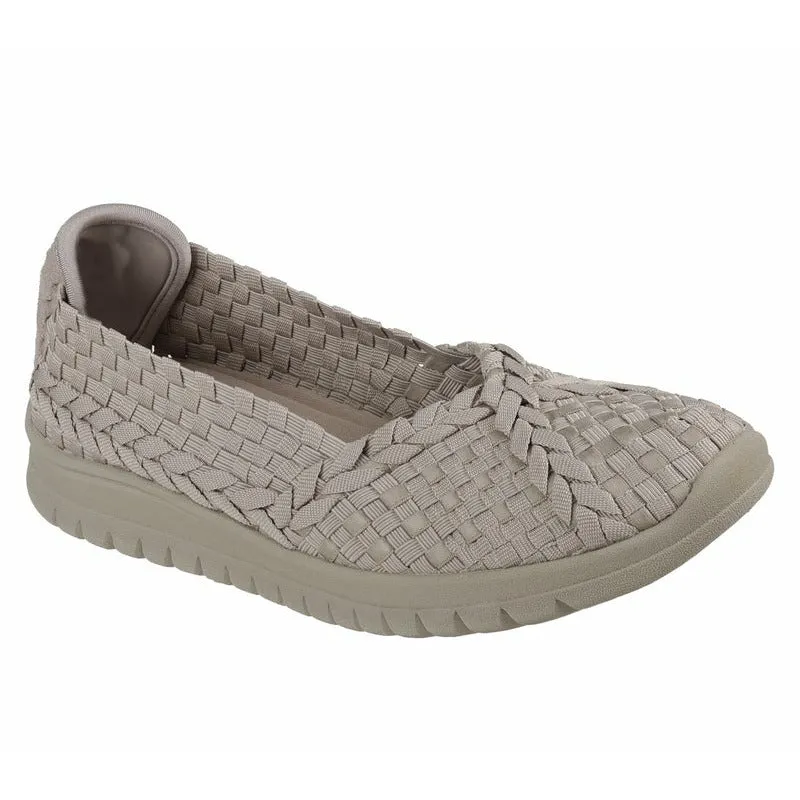 Espadrile sport, dama, SKECHERS Bobs Pureflex3 - Wonderlove, 31860-TPE bej, textil