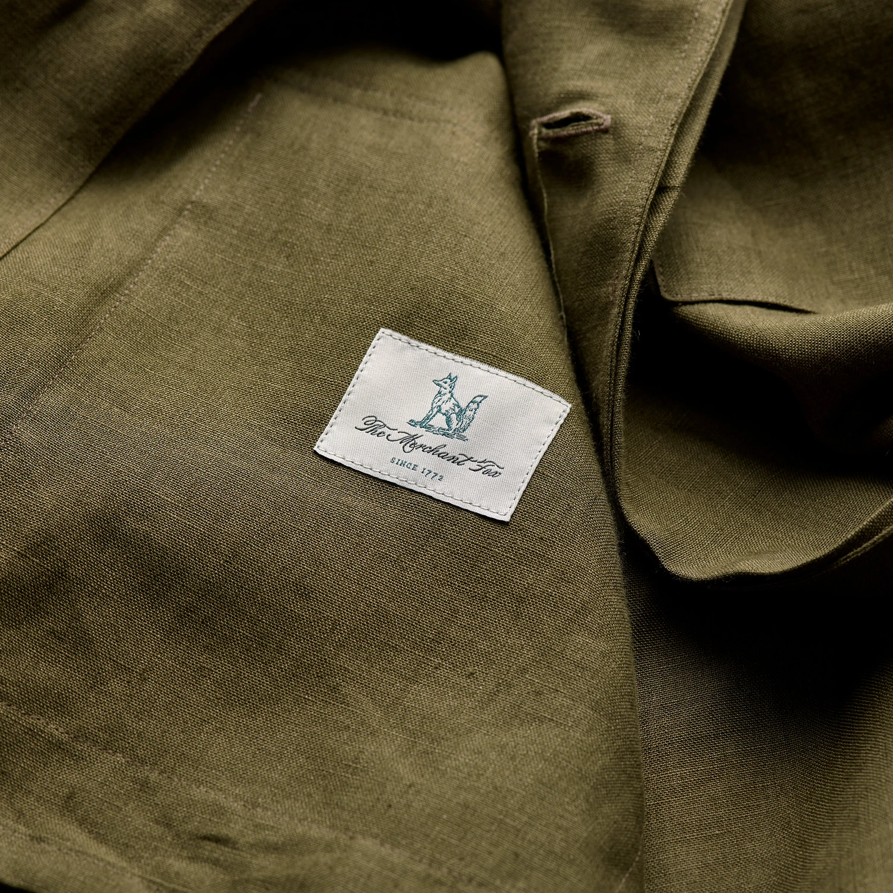 FK001-Fox Linen Green Jacket