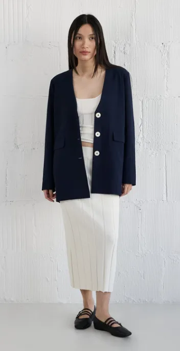 Ginni Blazer in Navy