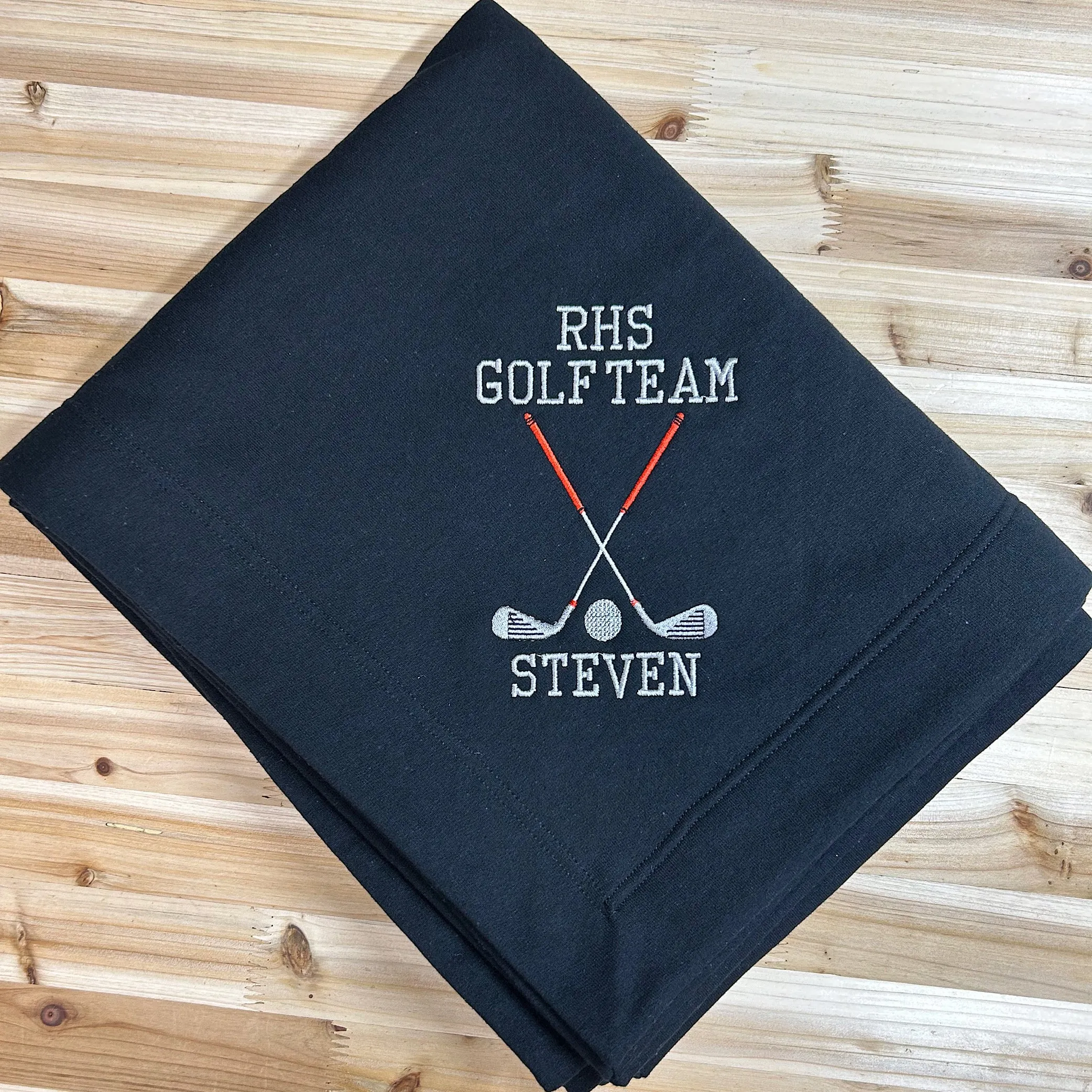 Golf Team Personalized Stadium Blanket