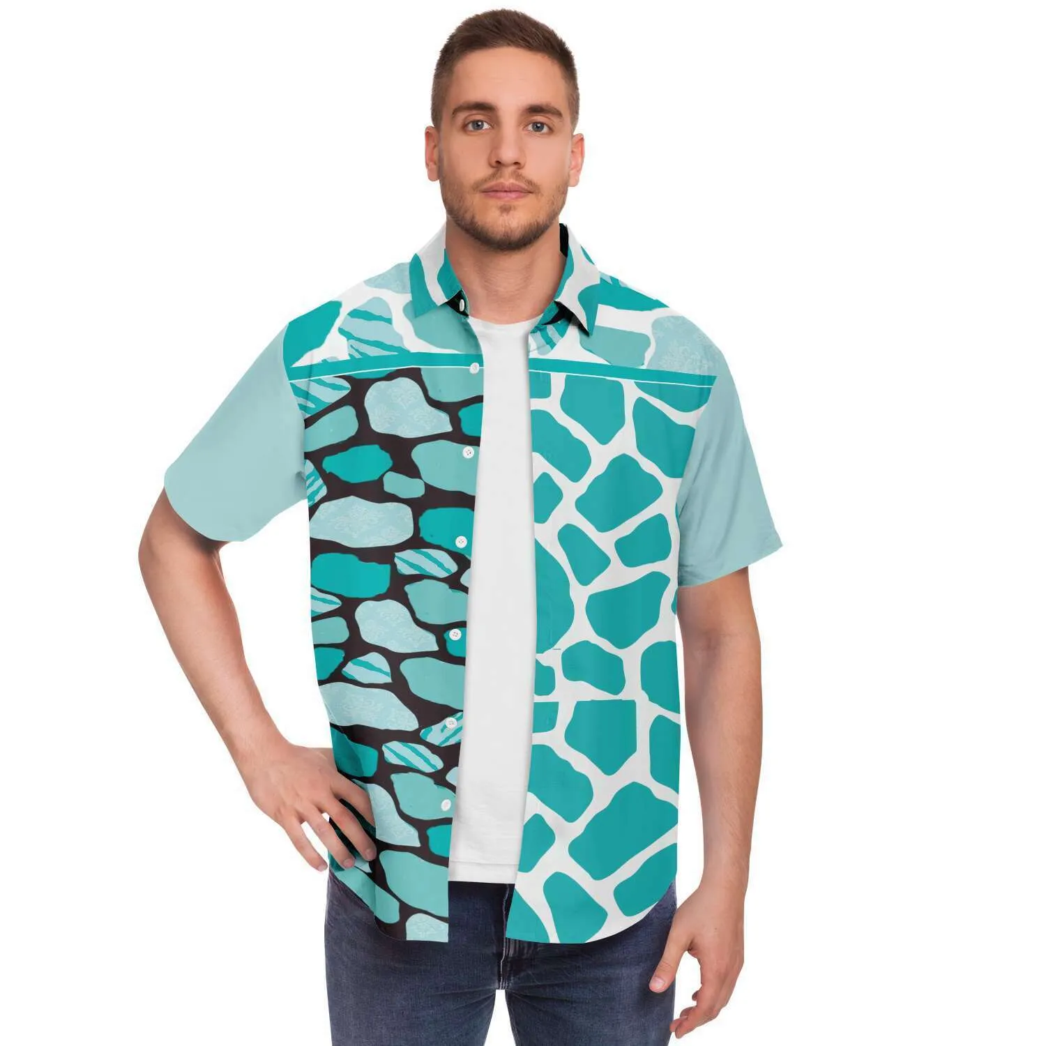 Grand Cayman Short Sleeve Button Down Shirt