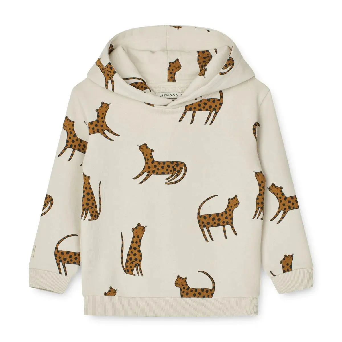 HILDUR HOODIE - Leopard Sandy