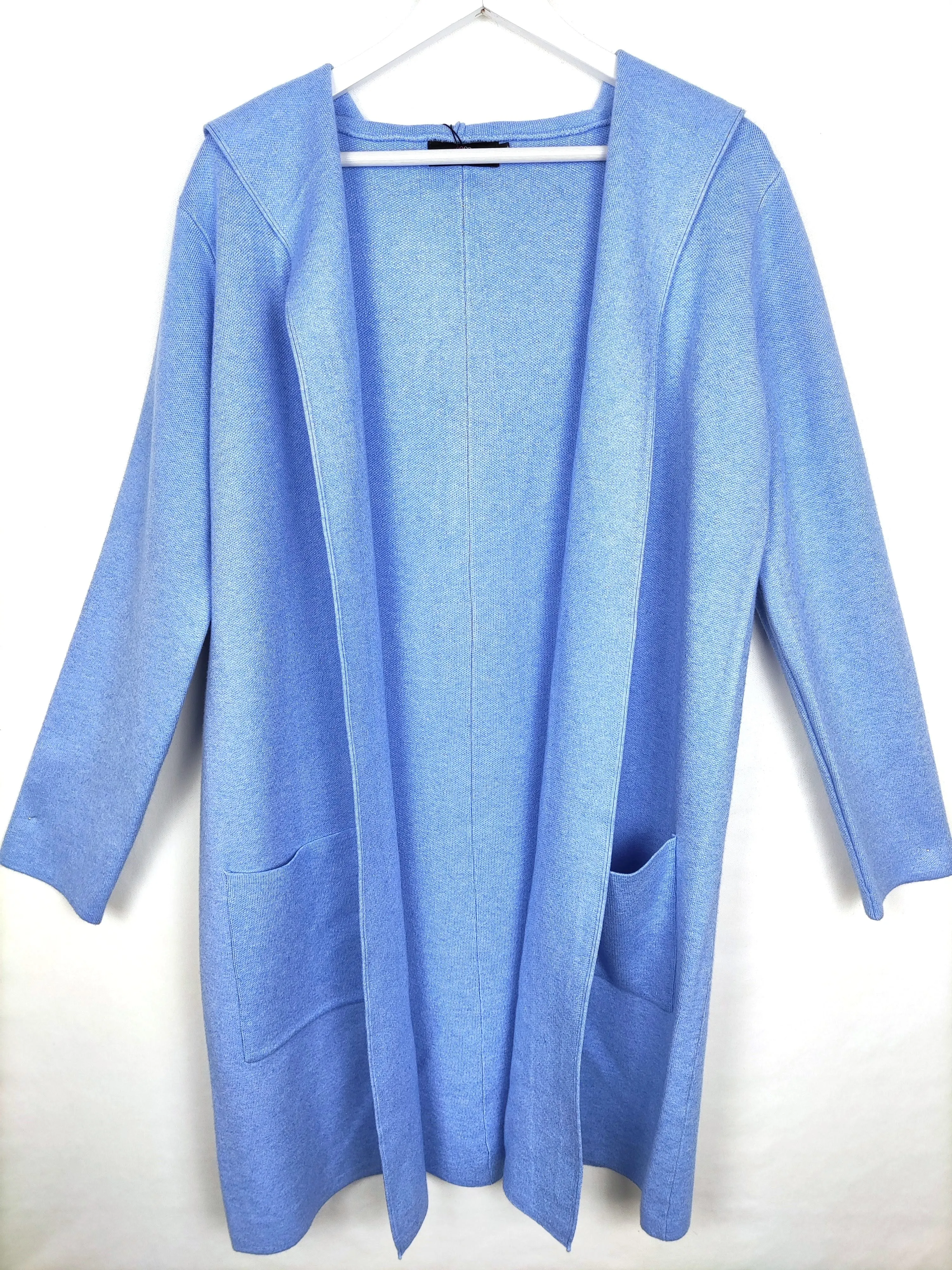 HOODIE JACKE "JANINA" HELLBLAU ONE SIZE