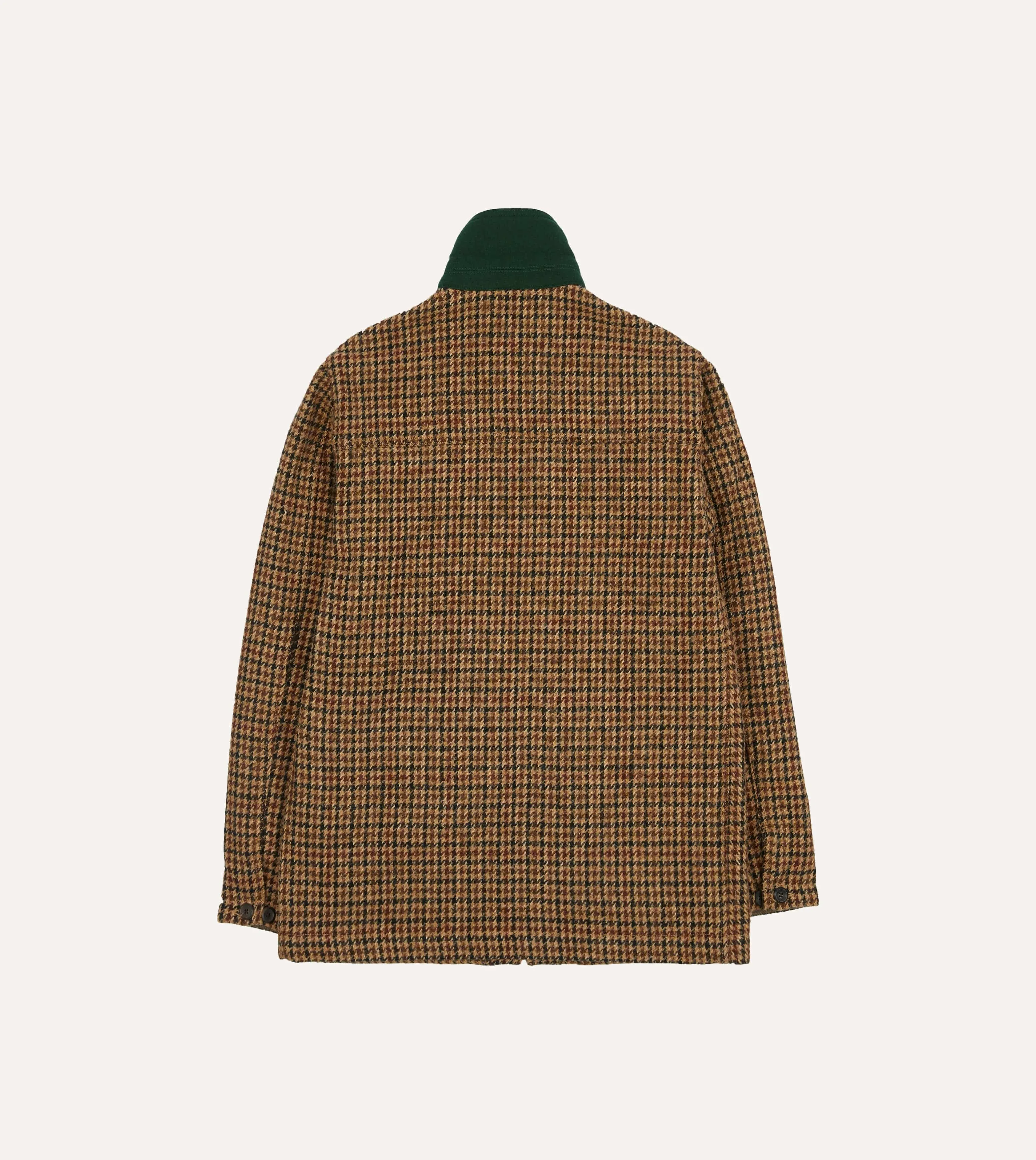 Houndstooth Check Harris Tweed Donkey Chore Jacket