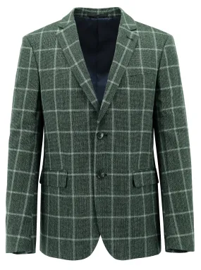 Jasper Green Checked Sport Jacket