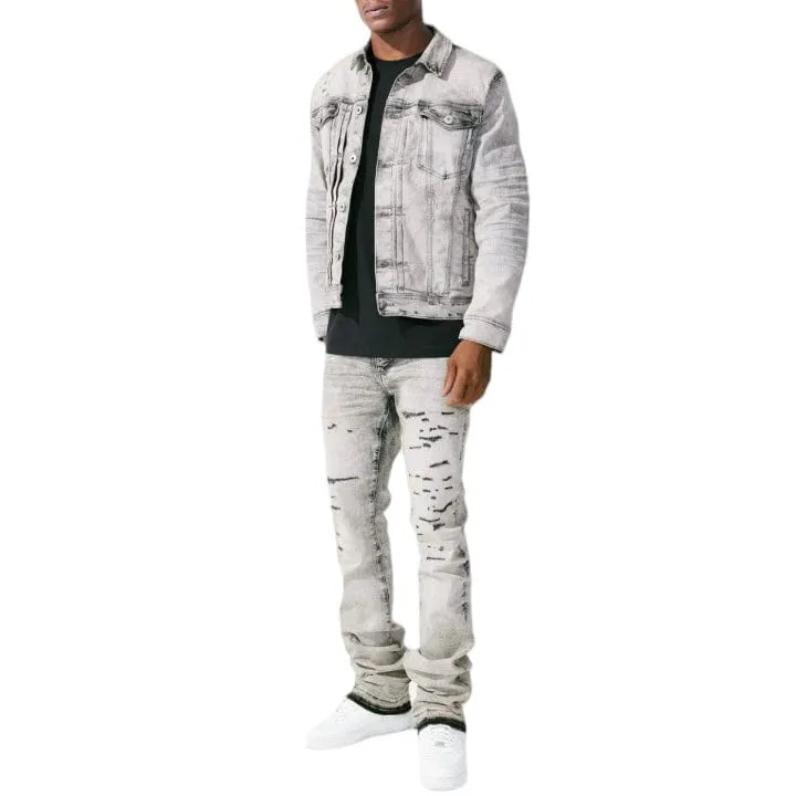 Jordan Craig Desperado Denim Trucker Jacket (Bone White) JJ351R