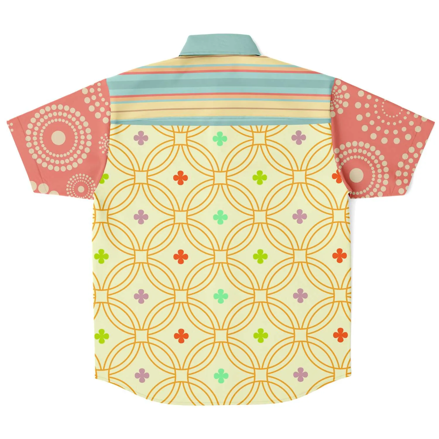 Kaleidoscope Short Sleeve Button Down Shirt