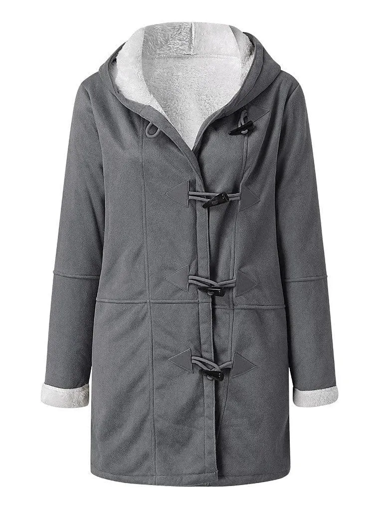 Ladies' Casual Hoodie Coat Jacket for School, Office, and Everyday Wear