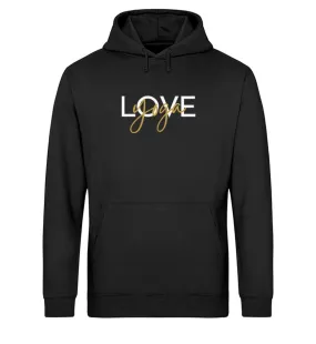 LOVE Yoga Bio Hoodie Unisex