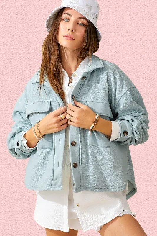 Matilda Long Sleeve Button Down Jacket