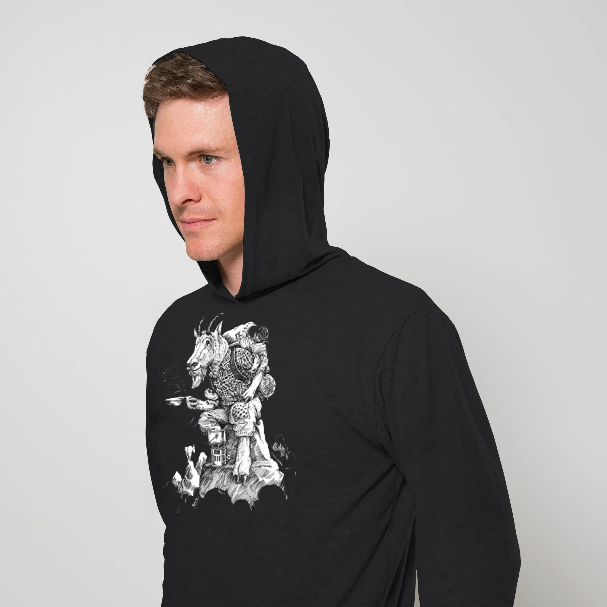 Men's LightWeight Hoodie Old Goat