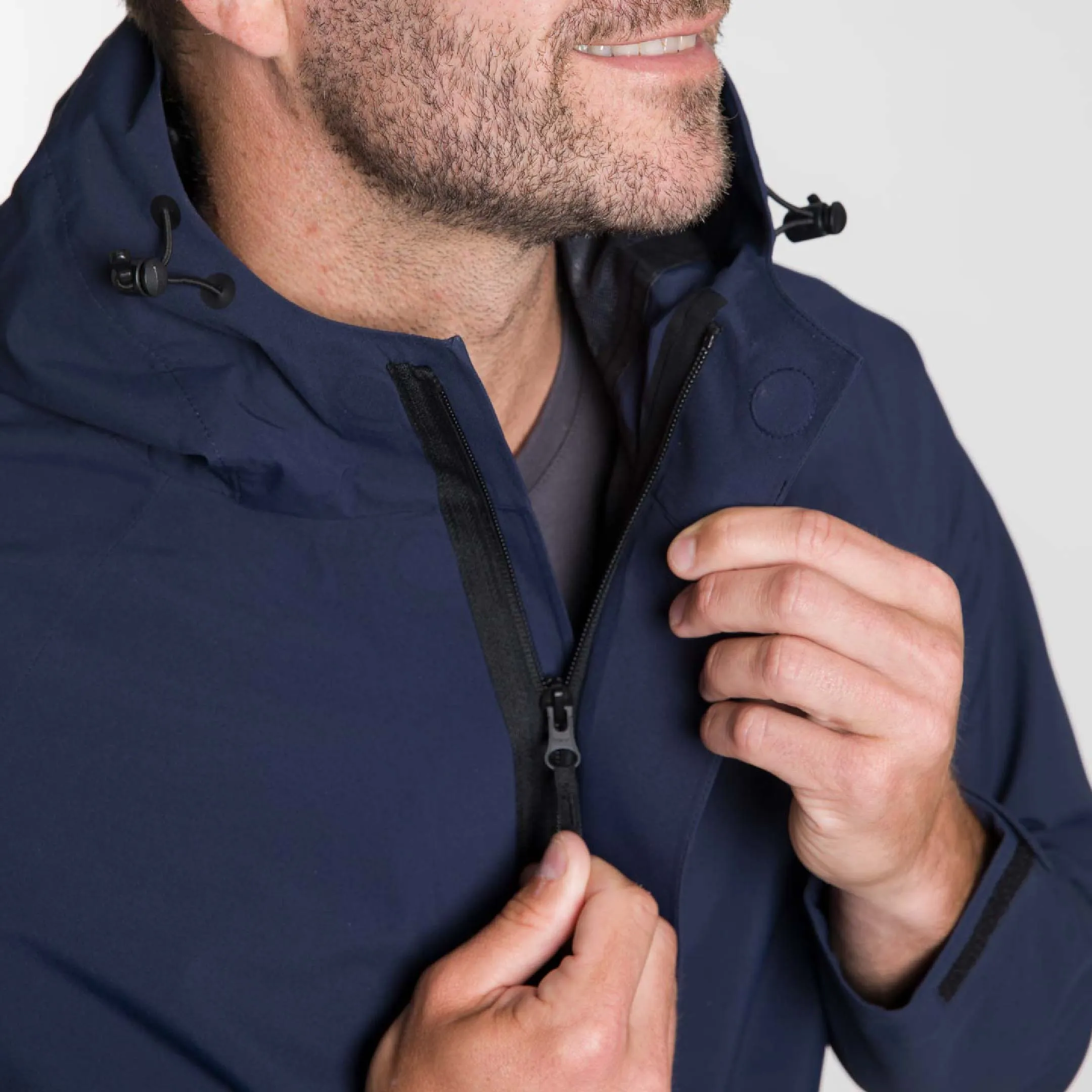 Navy Rain Jacket