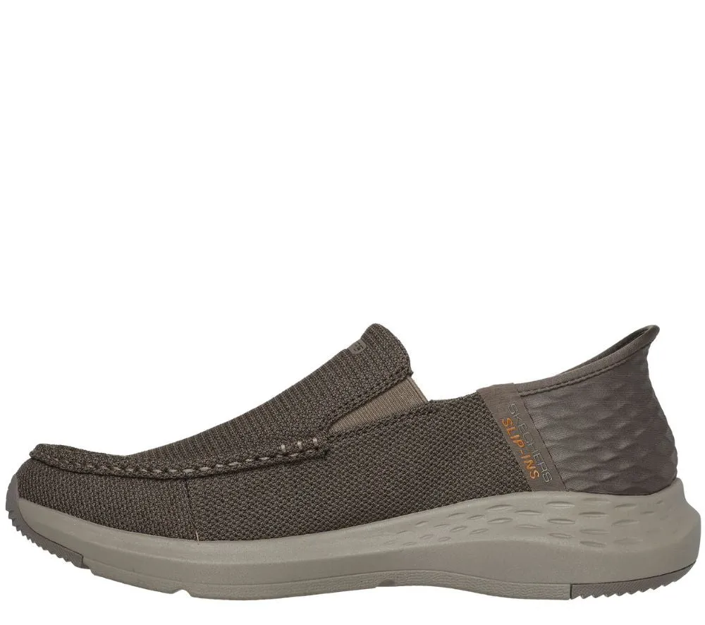 Pantofi sport, barbati, SKECHERS SLIP-INS RF: PARSON - RALVEN 204804-TPE, bej, textil