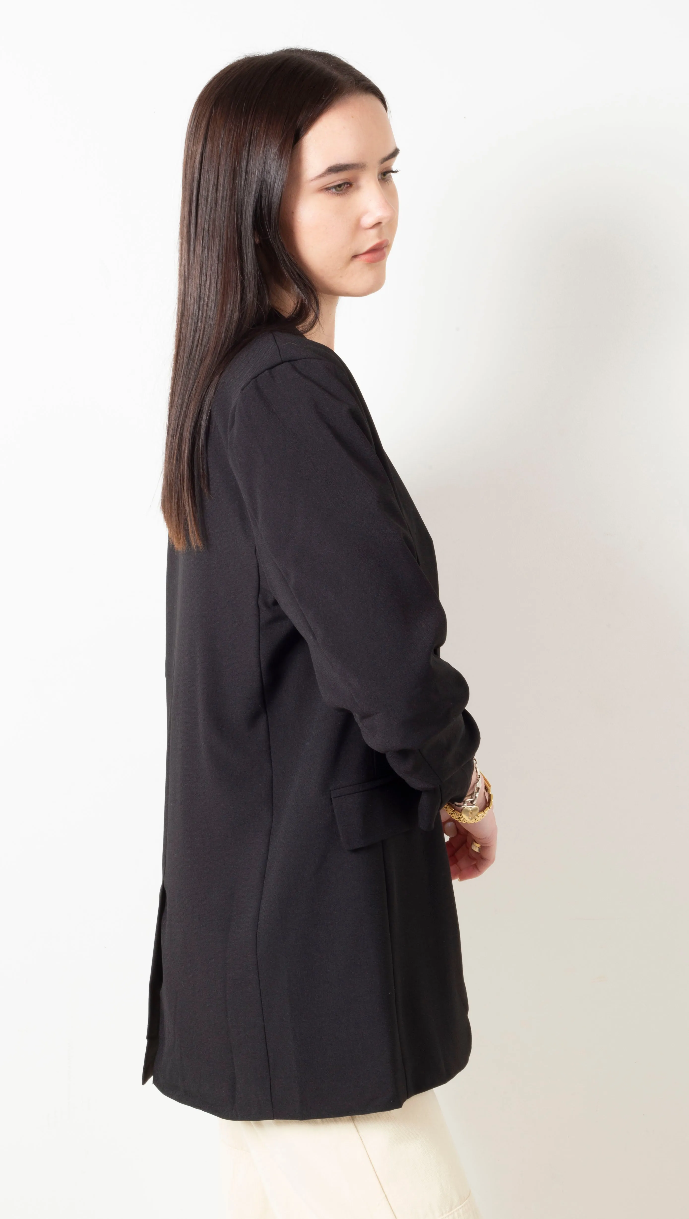 Peyton Boyfriend Blazer - Black