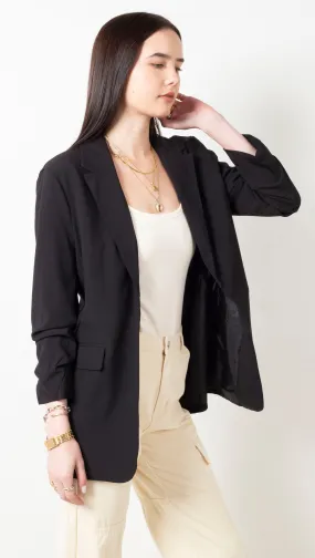 Peyton Boyfriend Blazer - Black