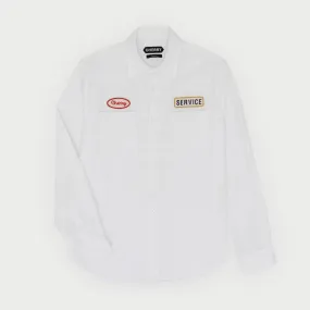 Poplin Mechanic Shirt (White)