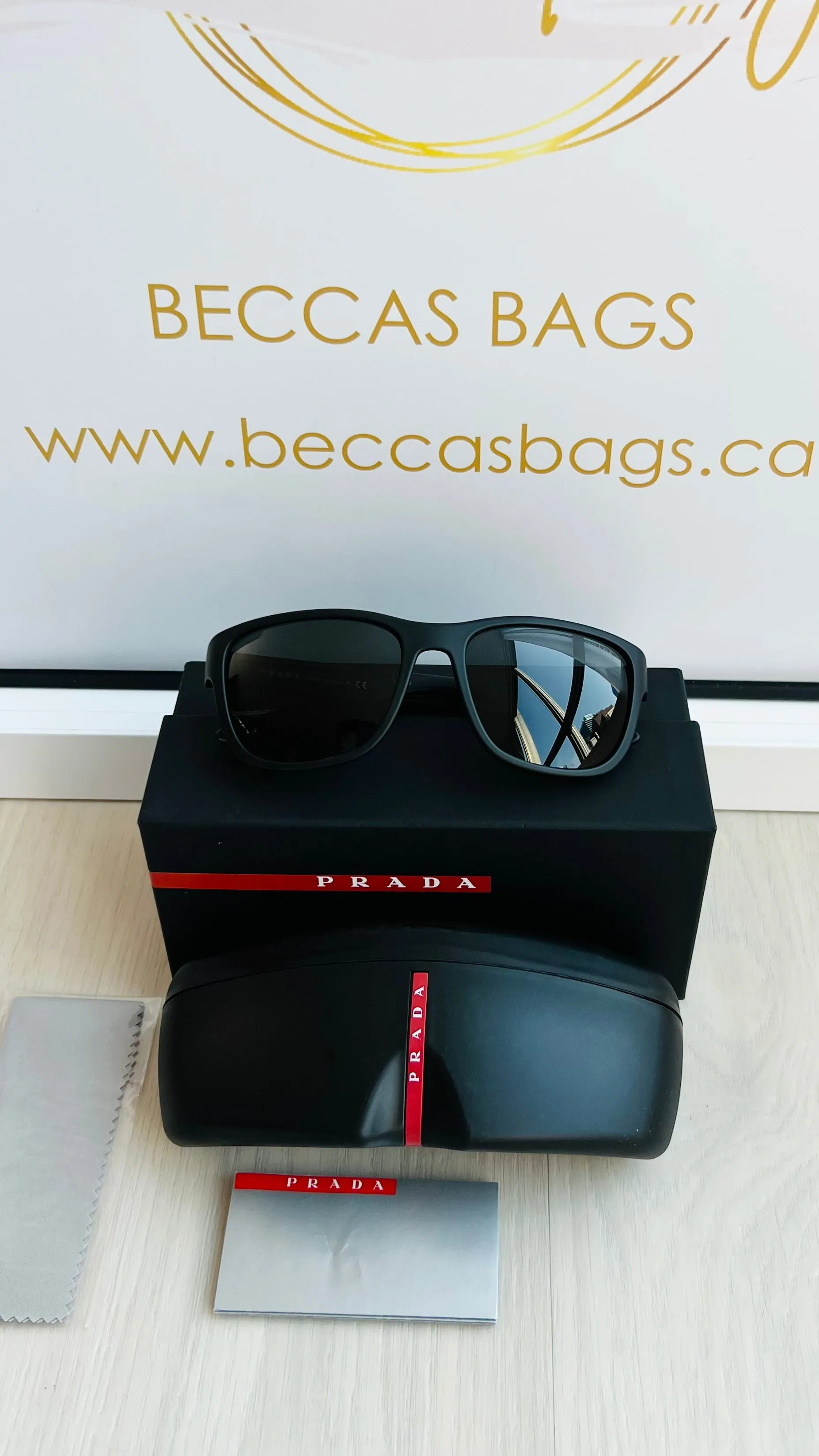 Prada Square Sport Sunglasses