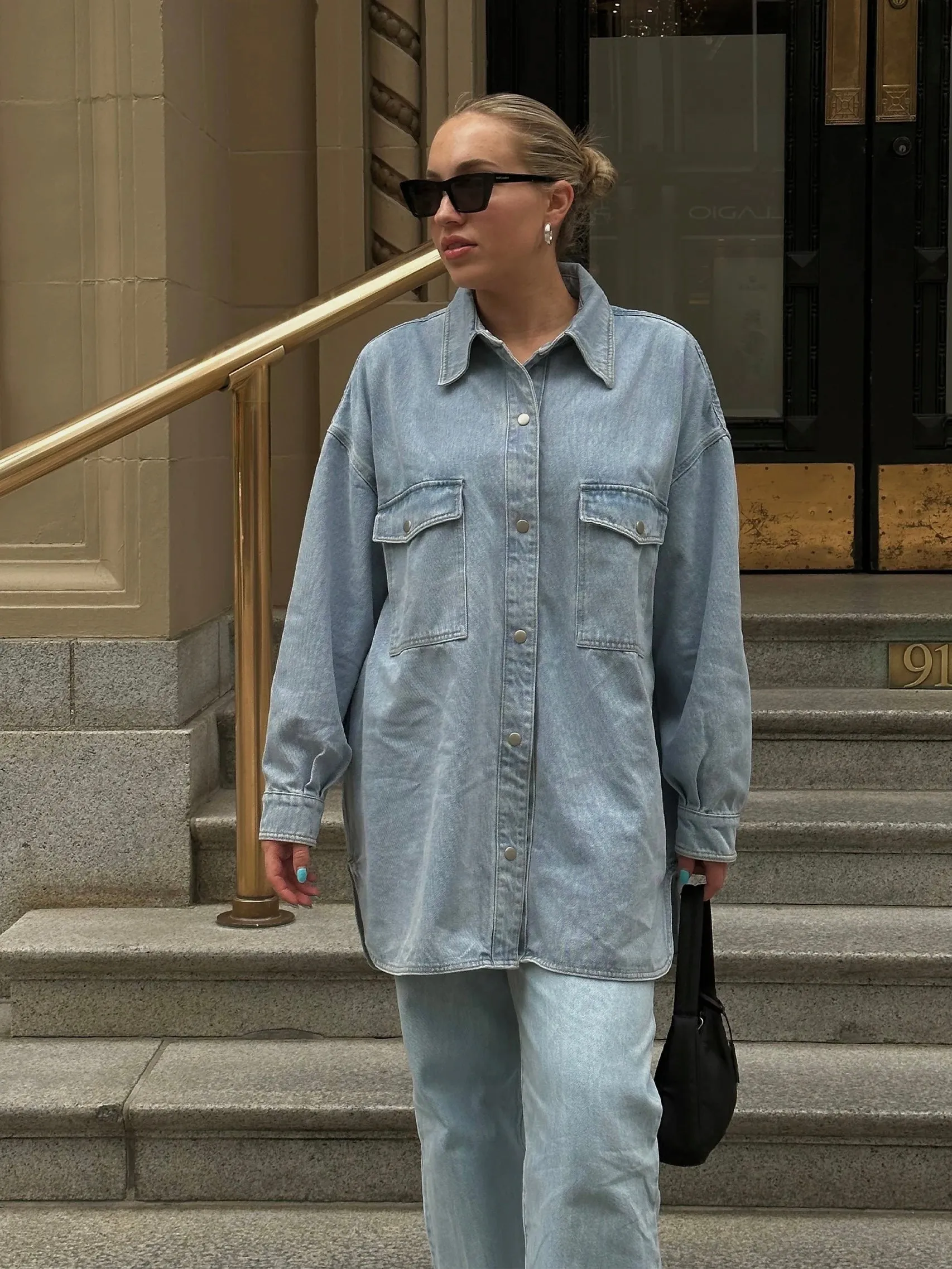 **PRESALE** BRUNETTE THE LABEL Oversized Denim Jacket / Shirt Dress