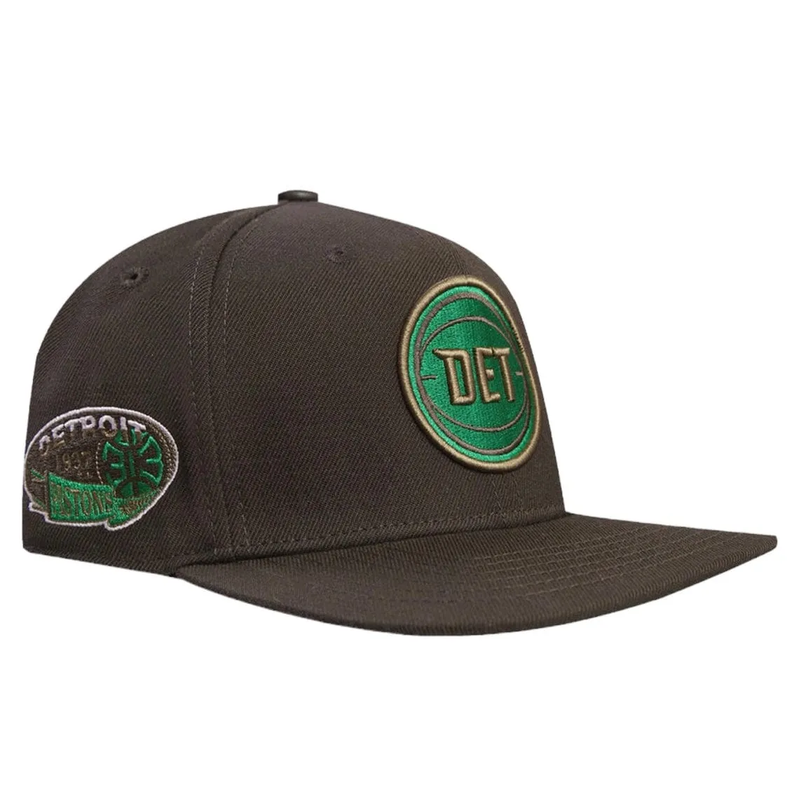 Pro Standard Detroit Pistons Sport Side Patch Snapback (Brown) BDP7514515