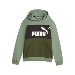 Puma boys' hoodie Block 849081-44 eucalyptus