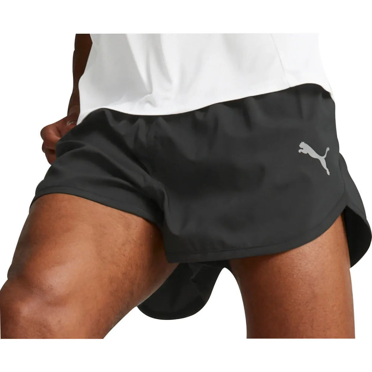 Puma Run Favourite Split Mens Running Shorts - Black