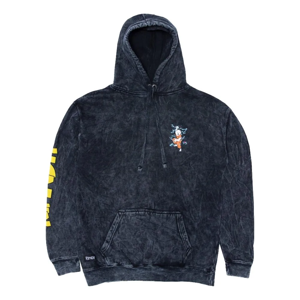 RIPNDIP SUPER SANERM HOODIE-BLk MIN WASH