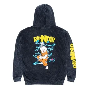 RIPNDIP SUPER SANERM HOODIE-BLk MIN WASH