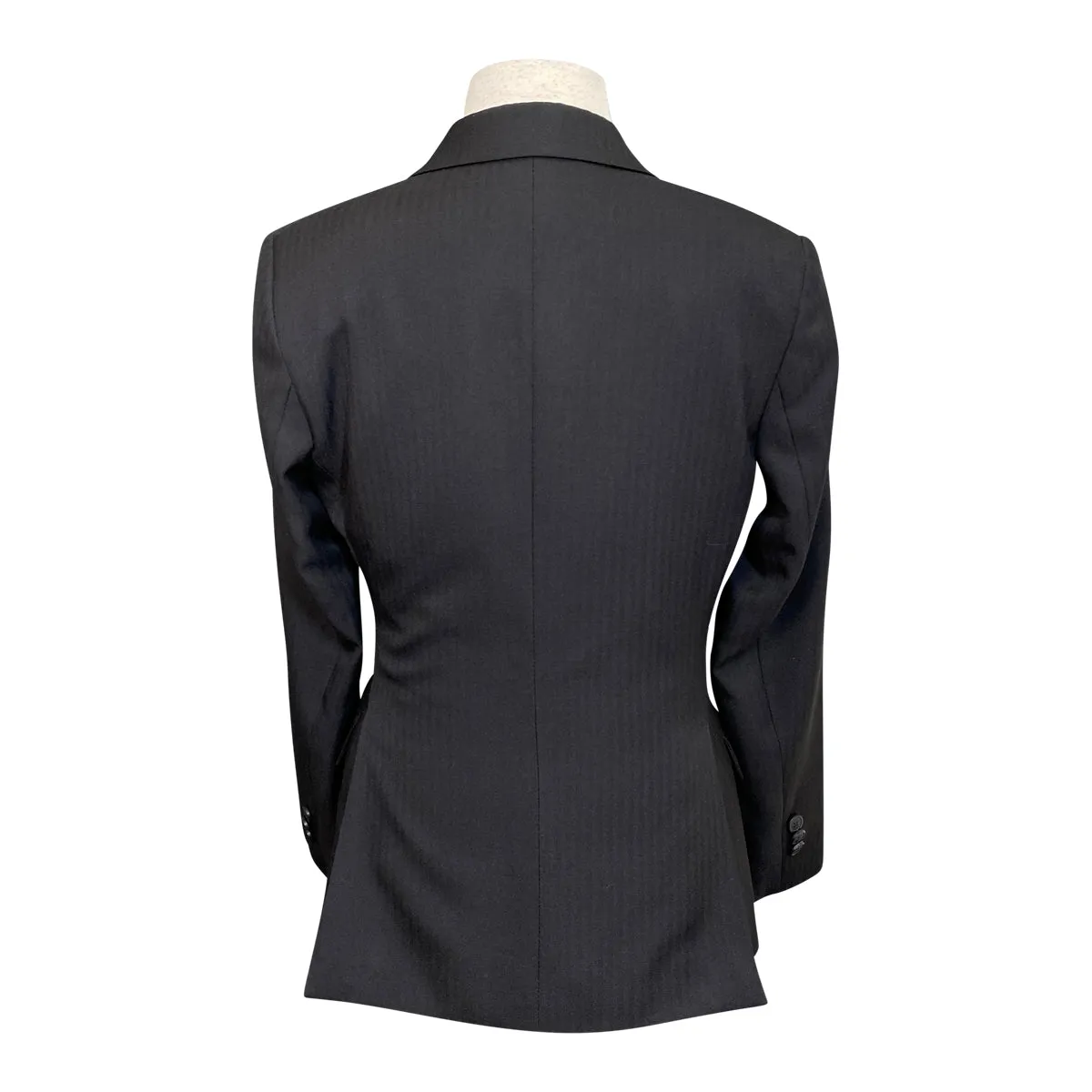 RJ Classics 'Hampton' Washable Show Jacket in Black Pinstripe - Children's 12R