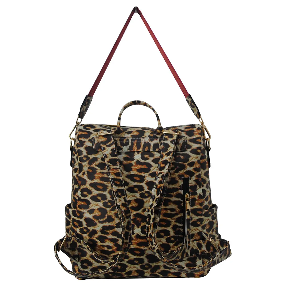 SALE! Wild Leopard Faux Leather NGIL Shoulder Backpack