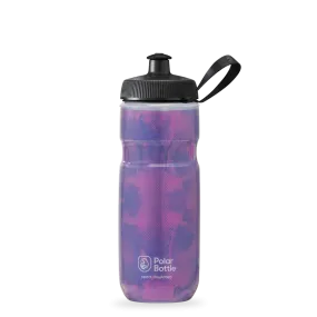 Sports Insulated Water Bottle 24 oz FlyDye Blackberry by Polar Bottle Made in USA