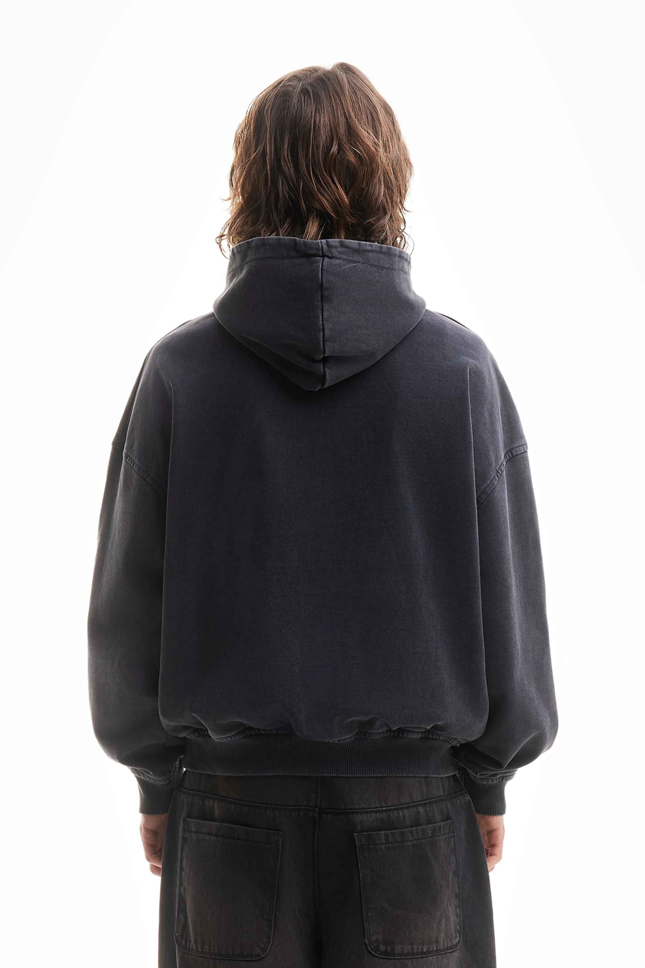 SWORD BLACK WASHED HOODIE