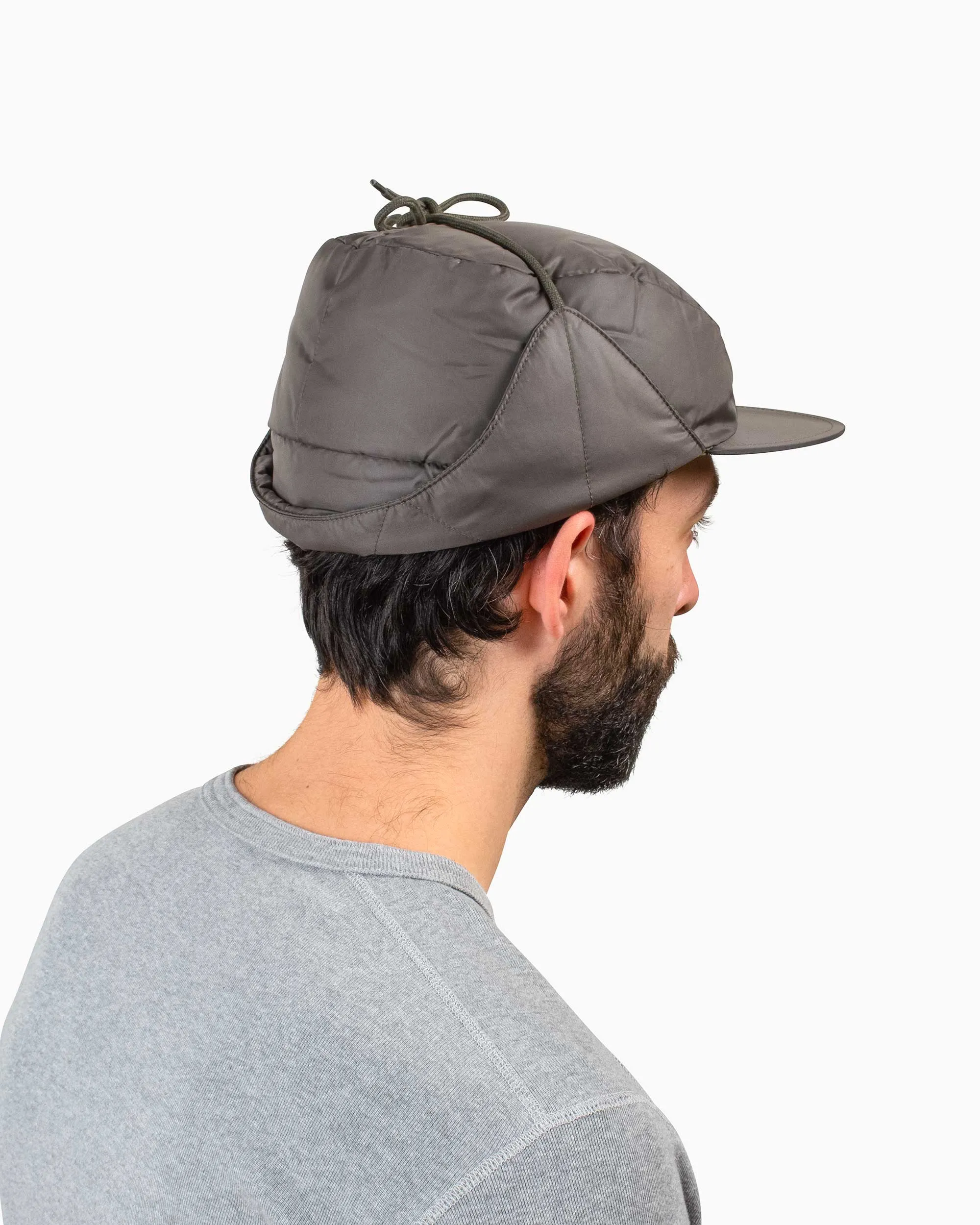 The Real McCoy's MA20112 Nylon Quilted Down Cap Olive