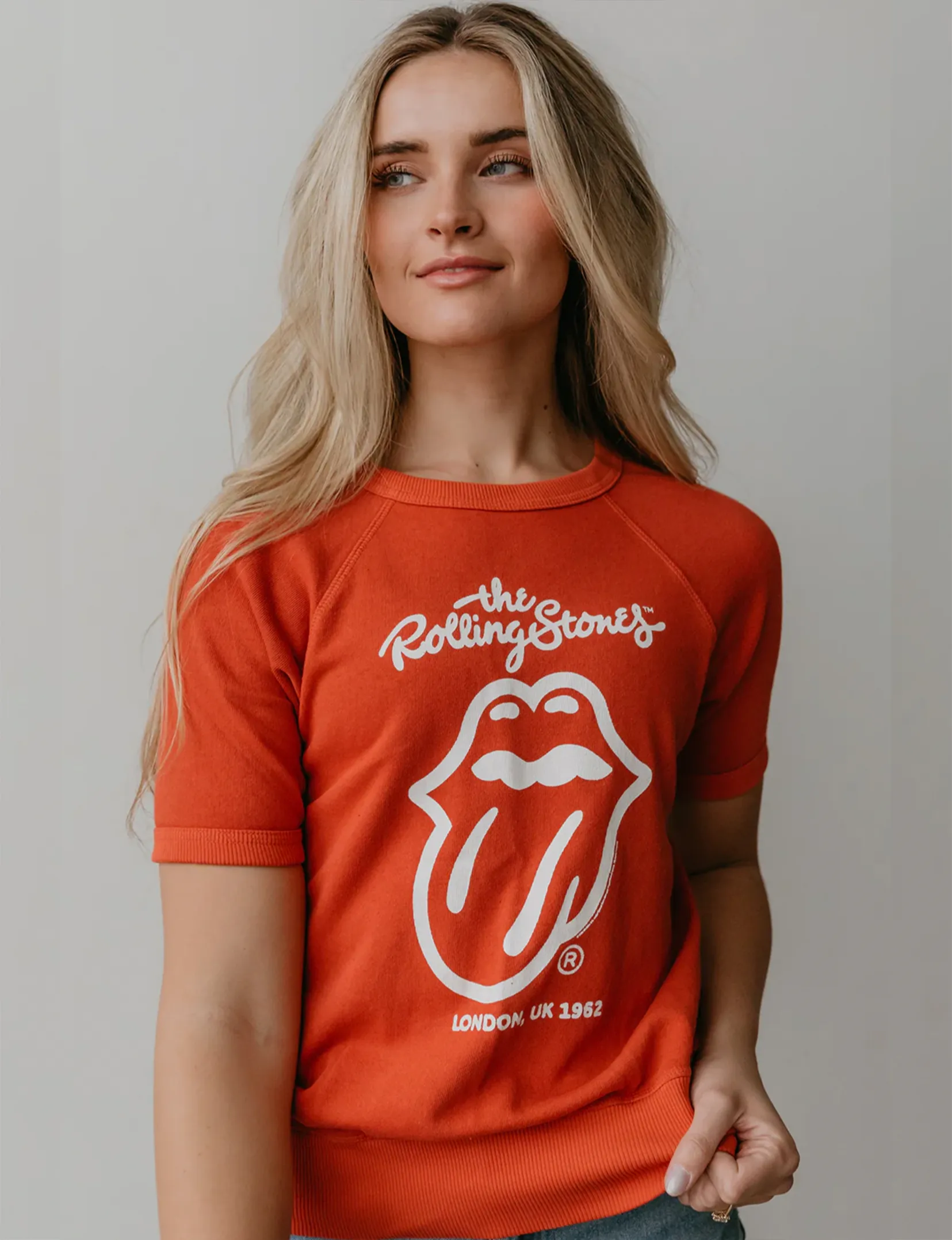 The Rolling Stones London Raglan Tee, Red