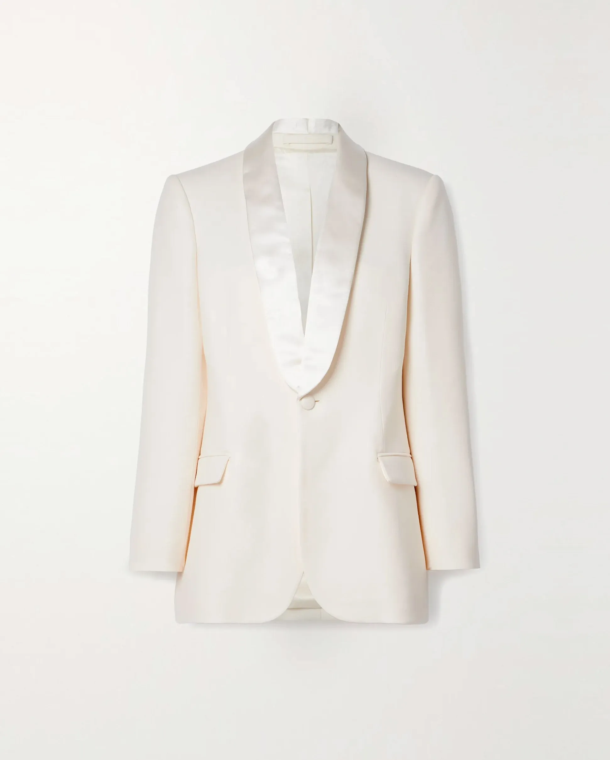 TUXEDO BLAZER / OFF WHITE