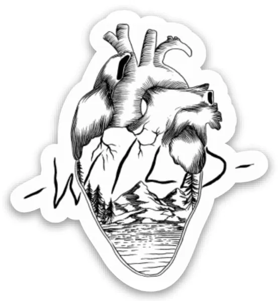 Wild @ Heart Sticker