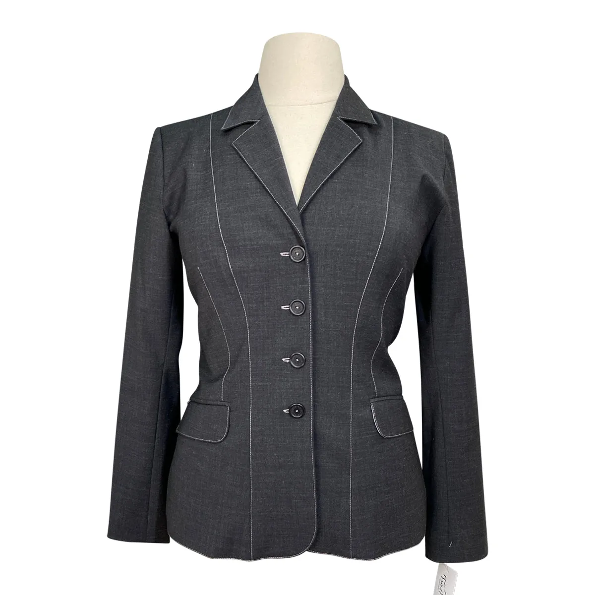 Winston Equestrian Classic Competition Coat in Grey - Women's 46R (US 12/14)