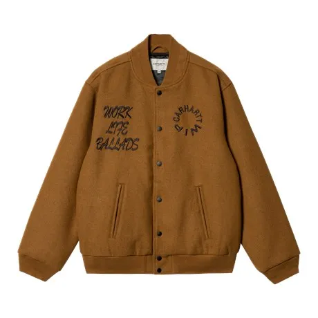 WORK VARSITY BOMBER / CARHARTT WIP / DEEP H BROWN